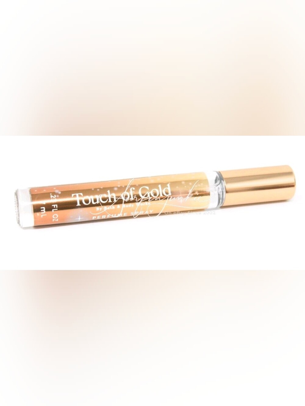 Bath & Body Works Touch of Gold Perfume Purse Spray .23oz Travel Mini Sealed New